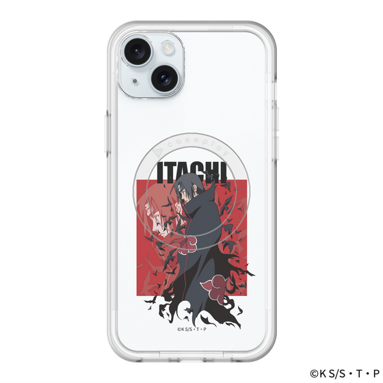 スリムプロテクションプレミアムケース with MagSafe［ NARUTO-ナルト- 疾風伝 - うちはイタチ ］