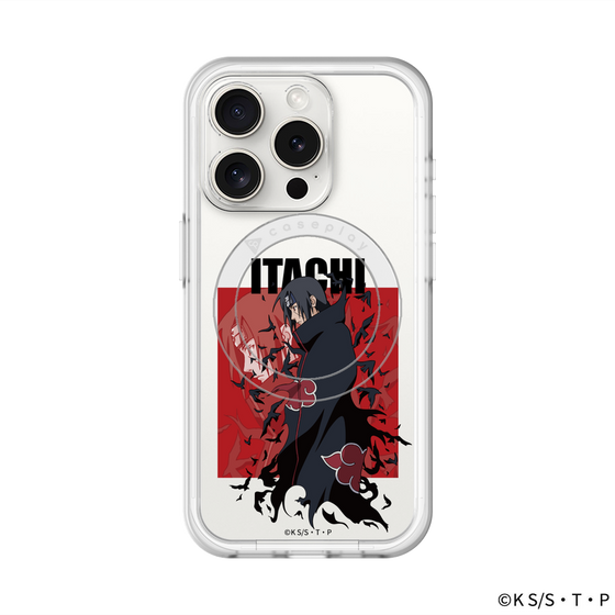 スリムプロテクションプレミアムケース with MagSafe［ NARUTO-ナルト- 疾風伝 - うちはイタチ ］