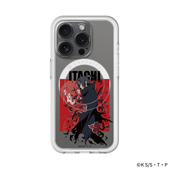 スリムプロテクションプレミアムケース with MagSafe［ NARUTO -ナルト- 疾風伝 - うちはイタチ ］