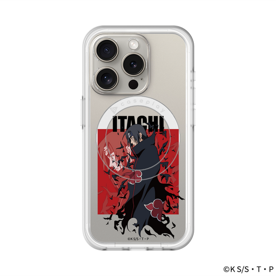 スリムプロテクションプレミアムケース with MagSafe［ NARUTO -ナルト- 疾風伝 - うちはイタチ ］