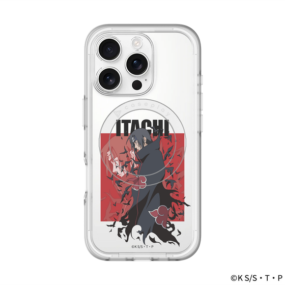 スリムプロテクションプレミアムケース with MagSafe［ NARUTO-ナルト- 疾風伝 - うちはイタチ ］