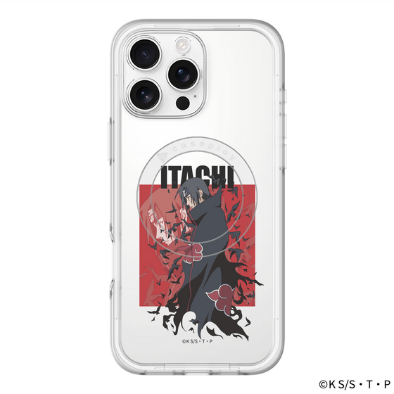 スリムプロテクションプレミアムケース with MagSafe［ NARUTO-ナルト- 疾風伝 - うちはイタチ ］