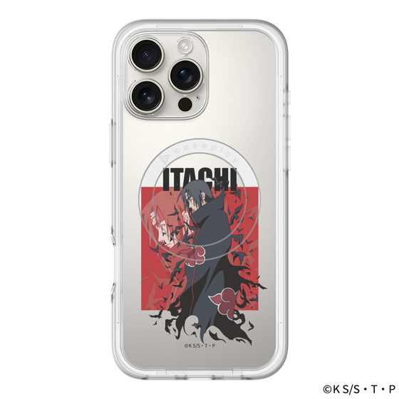 スリムプロテクションプレミアムケース with MagSafe［ NARUTO -ナルト- 疾風伝 - うちはイタチ ］