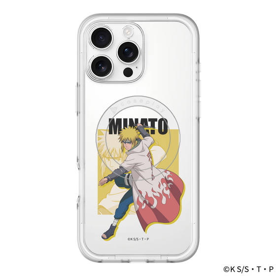 スリムプロテクションプレミアムケース with MagSafe［ NARUTO-ナルト- 疾風伝 - 波風ミナト ］