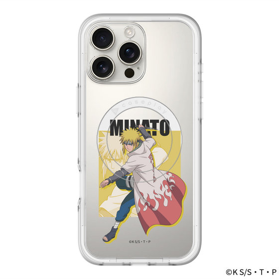 スリムプロテクションプレミアムケース with MagSafe［ NARUTO -ナルト- 疾風伝 - 波風ミナト ］