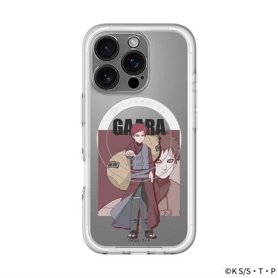 スリムプロテクションプレミアムケース with MagSafe［ NARUTO -ナルト- 疾風伝 - 我愛羅 ］