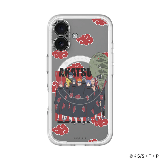 スリムプロテクションプレミアムケース with MagSafe［ NARUTO -ナルト- 疾風伝 - 暁 ］