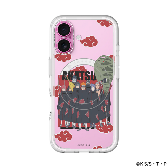 スリムプロテクションプレミアムケース with MagSafe［ NARUTO -ナルト- 疾風伝 - 暁 ］