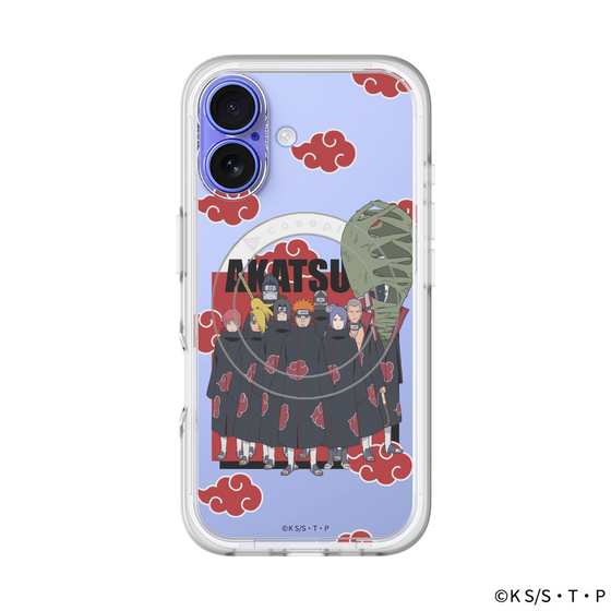 スリムプロテクションプレミアムケース with MagSafe［ NARUTO -ナルト- 疾風伝 - 暁 ］