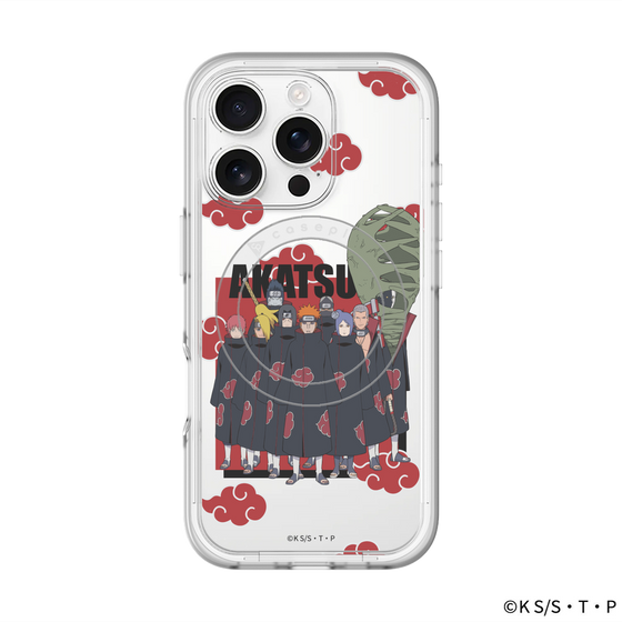 スリムプロテクションプレミアムケース with MagSafe［ NARUTO-ナルト- 疾風伝 - 暁 ］