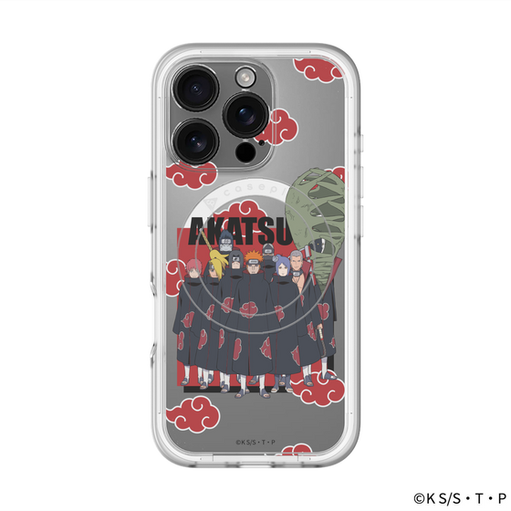 スリムプロテクションプレミアムケース with MagSafe［ NARUTO -ナルト- 疾風伝 - 暁 ］