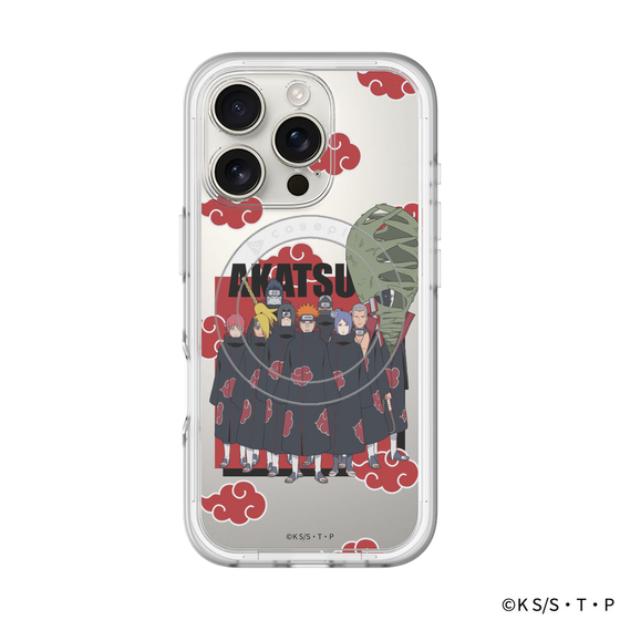 スリムプロテクションプレミアムケース with MagSafe［ NARUTO -ナルト- 疾風伝 - 暁 ］