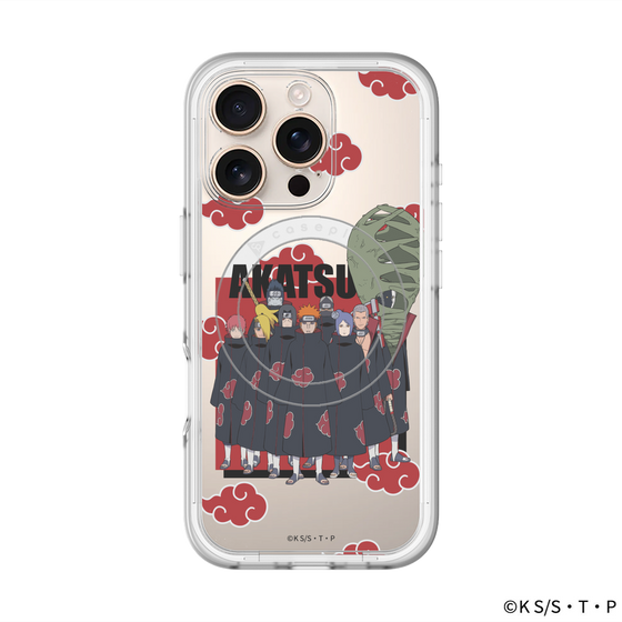 スリムプロテクションプレミアムケース with MagSafe［ NARUTO -ナルト- 疾風伝 - 暁 ］