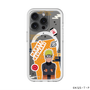 スリムプロテクションプレミアムケース with MagSafe［ NARUTO -ナルト- 疾風伝 - ステッカー - うずまきナルト ］