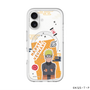 スリムプロテクションプレミアムケース with MagSafe［ NARUTO-ナルト- 疾風伝 - ステッカー - うずまきナルト ］