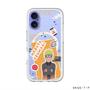 スリムプロテクションプレミアムケース with MagSafe［ NARUTO -ナルト- 疾風伝 - ステッカー - うずまきナルト ］