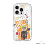 スリムプロテクションプレミアムケース with MagSafe［ NARUTO-ナルト- 疾風伝 - ステッカー - うずまきナルト ］