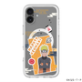 スリムプロテクションプレミアムケース with MagSafe［ NARUTO -ナルト- 疾風伝 - ステッカー - うずまきナルト ］