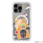 スリムプロテクションプレミアムケース with MagSafe［ NARUTO -ナルト- 疾風伝 - ステッカー - うずまきナルト ］