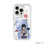 スリムプロテクションプレミアムケース with MagSafe［ NARUTO-ナルト- 疾風伝 - ステッカー - うちはサスケ ］