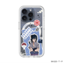 スリムプロテクションプレミアムケース with MagSafe［ NARUTO -ナルト- 疾風伝 - ステッカー - うちはサスケ ］