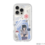 スリムプロテクションプレミアムケース with MagSafe［ NARUTO -ナルト- 疾風伝 - ステッカー - うちはサスケ ］