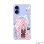 スリムプロテクションプレミアムケース with MagSafe［ NARUTO -ナルト- 疾風伝 - ステッカー - 春野サクラ ］