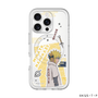 スリムプロテクションプレミアムケース with MagSafe［ NARUTO-ナルト- 疾風伝 - ステッカー - 波風ミナト ］