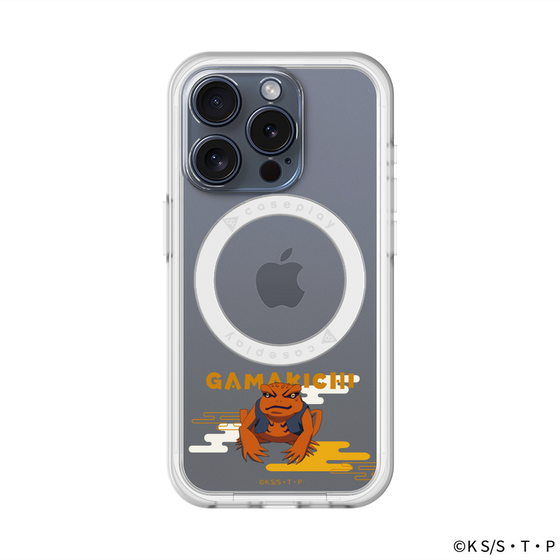 スリムプロテクションプレミアムケース with MagSafe［ NARUTO -ナルト- 疾風伝 - ガマ吉 ］