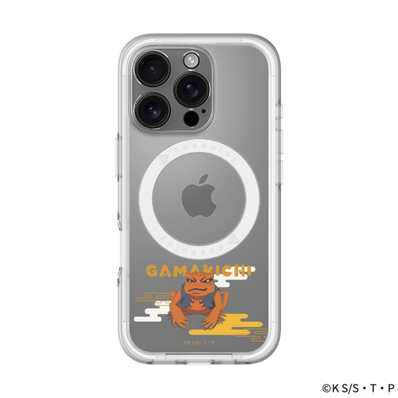 スリムプロテクションプレミアムケース with MagSafe［ NARUTO -ナルト- 疾風伝 - ガマ吉 ］