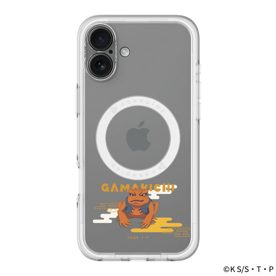 スリムプロテクションプレミアムケース with MagSafe［ NARUTO -ナルト- 疾風伝 - ガマ吉 ］