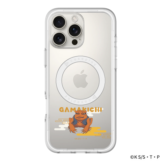 スリムプロテクションプレミアムケース with MagSafe［ NARUTO -ナルト- 疾風伝 - ガマ吉 ］