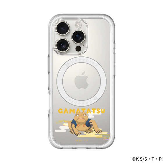 スリムプロテクションプレミアムケース with MagSafe［ NARUTO -ナルト- 疾風伝 - ガマ竜 ］