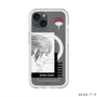 スリムプロテクションプレミアムケース with MagSafe［ NARUTO -ナルト- 疾風伝 - うちはサスケ - 線画 ］