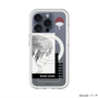 スリムプロテクションプレミアムケース with MagSafe［ NARUTO -ナルト- 疾風伝 - うちはサスケ - 線画 ］