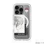 スリムプロテクションプレミアムケース with MagSafe［ NARUTO -ナルト- 疾風伝 - うちはサスケ - 線画 ］
