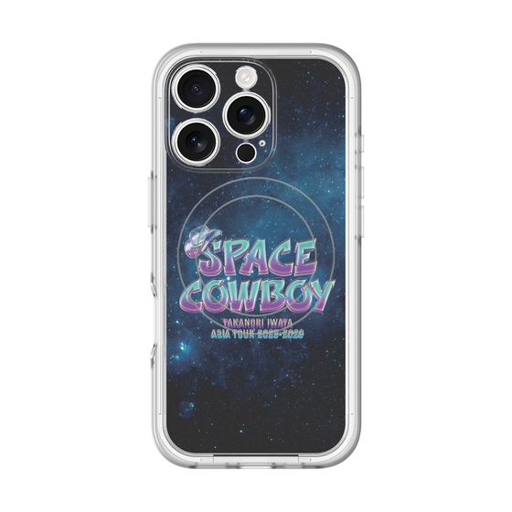 スリムプロテクションプレミアムケース with MagSafe［ Takanori Iwata ASIA TOUR 2025-2026 "SPACE COWBOY" - ロゴ ］