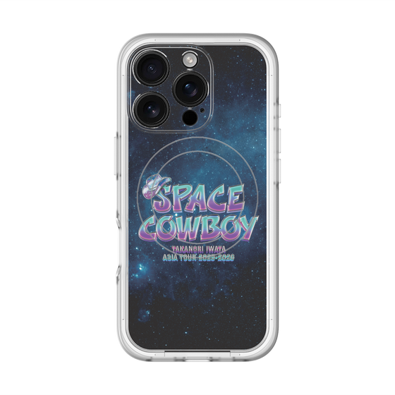 スリムプロテクションプレミアムケース with MagSafe［ Takanori Iwata ASIA TOUR 2025-2026 "SPACE COWBOY" - ロゴ ］