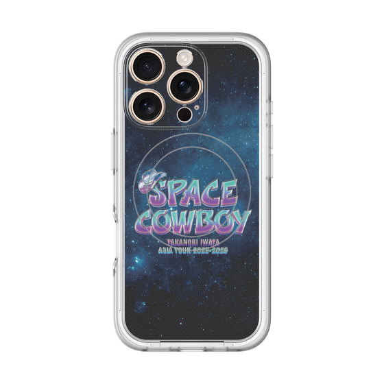 スリムプロテクションプレミアムケース with MagSafe［ Takanori Iwata ASIA TOUR 2025-2026 "SPACE COWBOY" - ロゴ ］