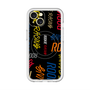 スリムプロテクションプレミアムケース with MagSafe［ ルーキーレーシング - カラフルロゴ - ブラック ］