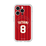 スリムプロテクションプレミアムケース with MagSafe［ 楽天イーグルス - #8 Tatsumi - ビジター ］