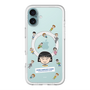 スリムプロテクションプレミアムケース with MagSafe［ ちびまる子ちゃん - まる子とお友達 - クリア ］