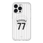 スリムプロテクションプレミアムケース with MagSafe［ 千葉ロッテマリーンズ - #77 NISHIOKA ］