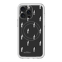 スリムプロテクションプレミアムケース with MagSafe［ MOOMIN - The Classics- Pattern - Hattifatteners ］