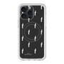 スリムプロテクションプレミアムケース with MagSafe［ MOOMIN - The Classics- Pattern - Hattifatteners ］