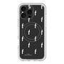 スリムプロテクションプレミアムケース with MagSafe［ MOOMIN - The Classics- Pattern - Hattifatteners ］