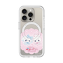 スリムプロテクションプレミアムケース with MagSafe［ まじかるベリーベリー - すとろべりーとぶるべりー - ピンク ］