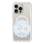 スリムプロテクションプレミアムケース with MagSafe［ まじかるベリーベリー - すとろべりーとぶるべりー - ブルー ］