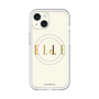 スリムプロテクションプレミアムケース with MagSafe［ ELLE×ポムポムプリン - ロゴ - ベージュ ］