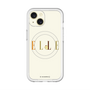 スリムプロテクションプレミアムケース with MagSafe［ ELLE×ポムポムプリン - ロゴ - ベージュ ］
